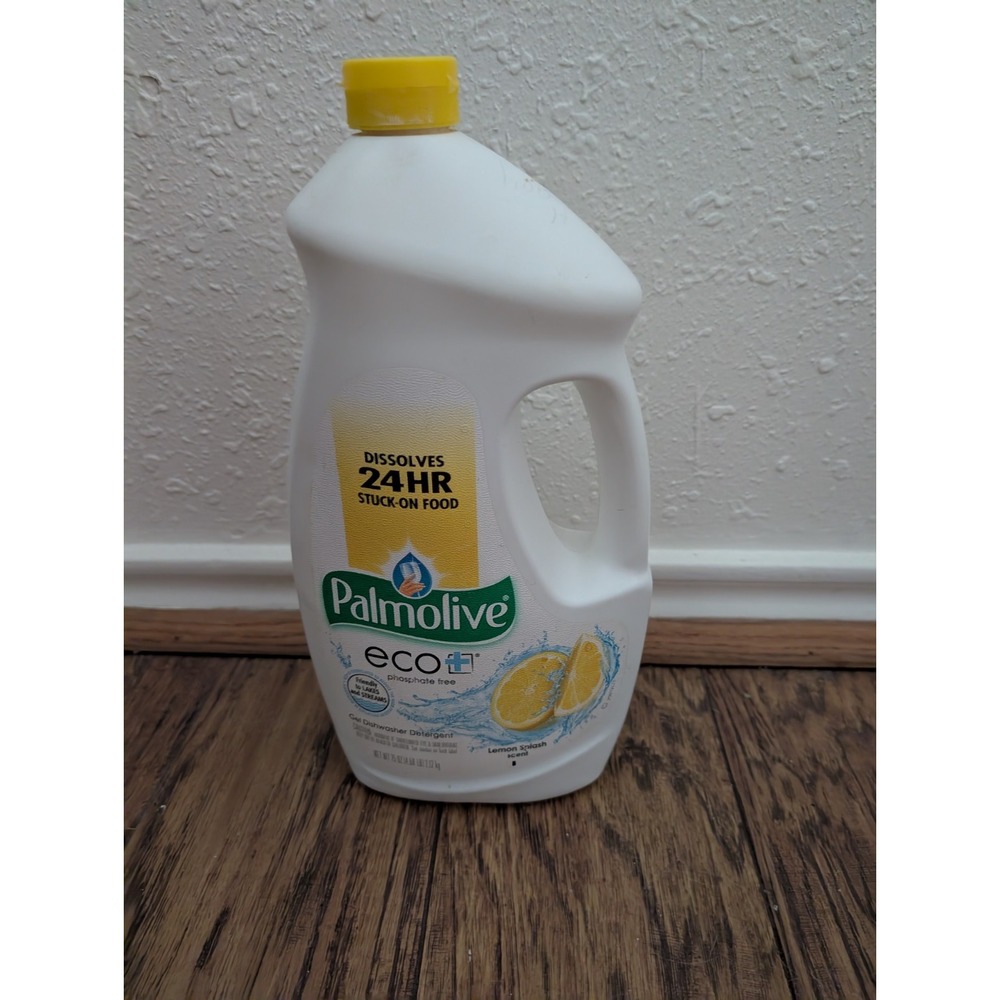 Palmolive Eco Dishwasher Detergent Gel Lemon Splash 45oz Soap Dishwashing Liquid